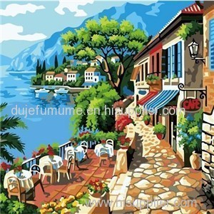 Scenery Frameless Wall Picture Painting By Numbers Canvas Painting Home Decor Paint By Numbers