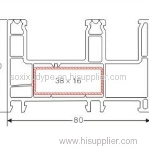 LK 80mm Sliding Series Moulds Drawing