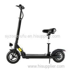 500W Lithium Battery Folded Adult Electric Scooter With Suspension And Seats