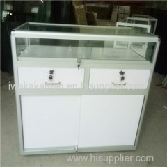 Elegant High Grade Glass Jewelry Display Showcase With Modern Style