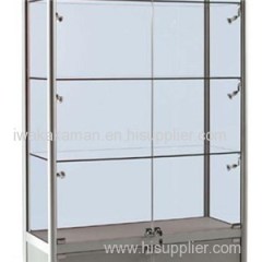 Fashionable Glass Display Cabinet With LED Lights