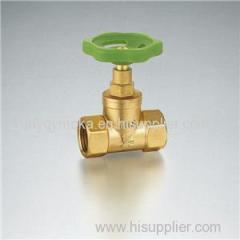 3/8"-4"Brass Glove Valve(stop Valve) Polishing Surface Plastic Handle Straight-through Type