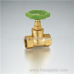 3/8"-4"Brass Glove Valve(stop Valve) Polishing Surface Plastic Handle Straight-through Type