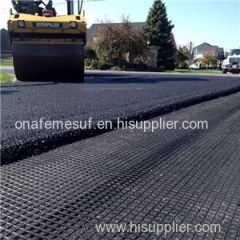 Weft Knitting Structure High Tencity Polyster Geogrid For Layfield And Soil Reinforcement