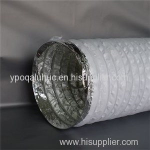Resistance Ventilation White Plastic PVC Coated Aluminium Foil Combined Air Duct
