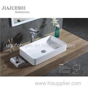 Slim Thin Rectangle Above Countertop Above Wash Basin Sink for Hotel Proejct