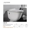 European Style Rimless Wall Hung Mounted Bathroom Set WC Toilet Bowl Closestool WC Pan 230mm