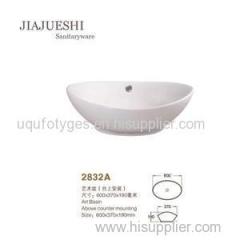 Ceramic Table Top Wash Basin For India And South America Market