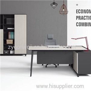 White Oak Simple Design Office Table