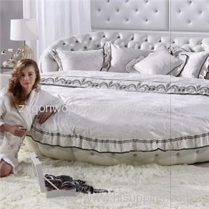 King Size Round Soft Leather Bed