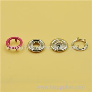 Snap Closure Top Quality Ring Prong Snap Button for Baby Cloths Painted Fashion Prong Snap Button Rings