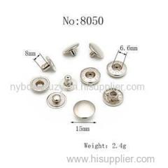 15mm High-grade Metal Snap For Garment Accessories Or Handbags