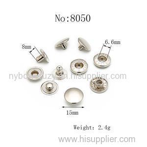 15mm High-grade Metal Snap For Garment Accessories Or Handbags