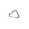 Outstanding Performance Environmental Economic Heart-shaped Aluminum Alloy Carabiner Snap Hook