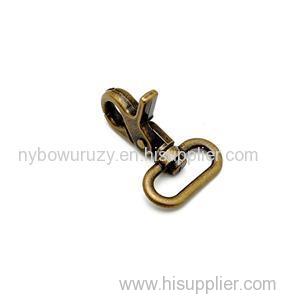 Zinc Alloy Economic Trigger Snap Hook With Square Eye Rotatable