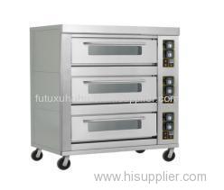 Stainless Steel Bread Maker Pizza Gas Oven For Bakery