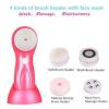 Mini Electric Wash Face Device Electric Beauty Skin Whitening Massager Brush Waterproof Face Cleaning