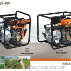 Easy To Start And Low Noise Diesel Trash Water Pump