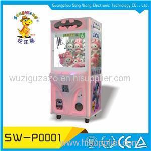 Song Wang Coin Operated Amusement Park Crane Claw Arcade Game Machine