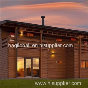 Prefabricated Hot Sale Russian Pine Wooden Villa For Vacation