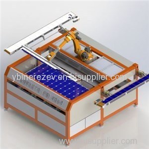 Laser Positioning Full Automatic Robot Battery Connection In Series For Solar Modules