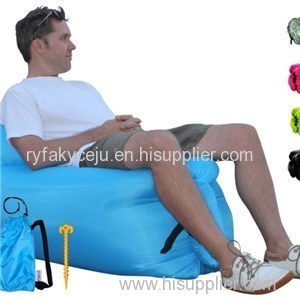 Air Chair Sofa Bag Excellent Quality EU Standard Banana Lazy Bag With Side Pocket