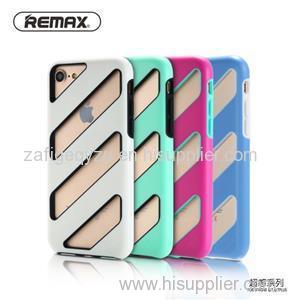 Remax Mobile Phone Case Twill Design Rubberized PC Hard Back Cover For IPhone 6 7plus Smooth Protective Sleeve