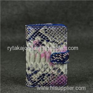Large Classic Ladies Python Skin Wallets Magic Wallet Leather Purse