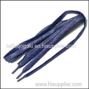 Beautiful High Quality Shiny Metallic Thread Golden Glitter Shoelaces