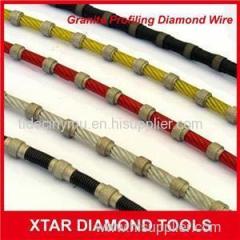 Granite Diamond Wire For Stone Profiling Wire Saw Machine