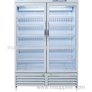 450L Medical Pharmaceutical Refrigerator With Glass Door Price Storage Equipment Manufacturers YCP-450