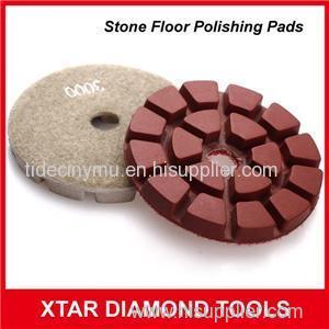 Fast Shinning Diamond Flexible Polishing Pads For Stone Floor