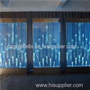 Wall Mount LED Bubble Wall Panel Indoor Fountains Water Features Aquarium Water Fall