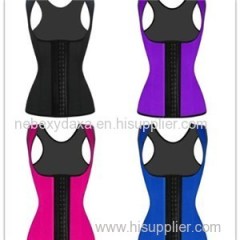 Black Waist Training Vest-Black Slimming Belt Latex Waist Cincher Wholesale