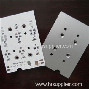 High Thermal Conductivity Aluminum Base White Solder Mask Cree Led Aluminum Pcb