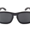 Replica Sunglasses In China Black Natural Wooden Frame UV400 With Brown Grandient Polarized Lens