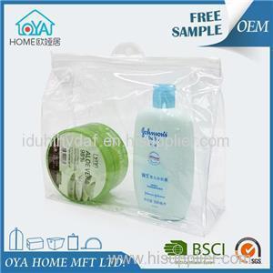 Promotional Frosted Plastic Pvc Polybag Zipper Bag