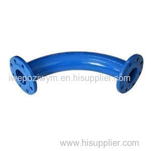 Ductile Cast Iron Double Flange 90 Degree Long Radius Bend