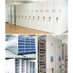 Electric And Manual Driven Movable Rolling Shelving System For Archive Room Libraries And Data Room