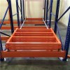 Heavy And Medium Duty First In Last Out Heavy Duty Warehouse Storage Push Back Rack System