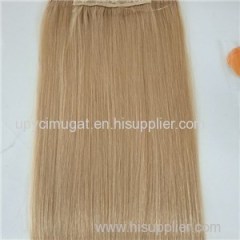 High Quality Flip In Hair Extensions Human Hair 613# Color Flip In Wholesale Halo For Salon