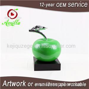 Decorative Polyresin Apples Statue For Kitchen Decoration