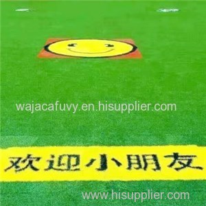 Non Toxic Artificial Pattern Grass Putting Green For Kids Playground