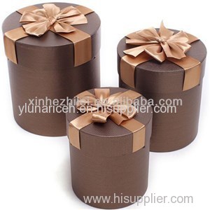 Different Size Rose Waterproof Round Tube Flower Paper Packaging Gift Box For Flesh Flower