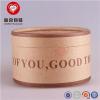 Fashion Logo Drawer Design Luxury Hot Stamping Round Paper Gift Packaging Box With Pillow For Belt