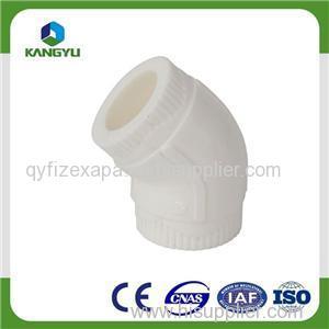 Eco Healthy Plastic PPR Pipe Fitting 45° Elbow For Drink Water System