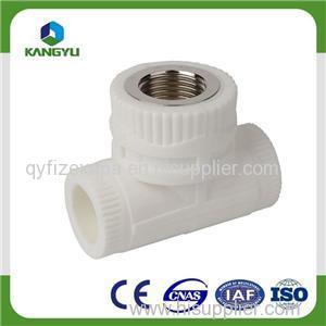 Hot Cold Water PPR Pipes & Fittings PPR Female Thread Tee Plastic Tee