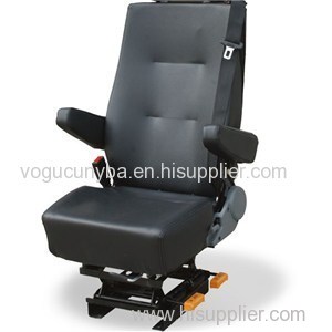 Driver Ergonomics Seat With Height Adjuster Backrest Recliner For Medium Bus City Bus