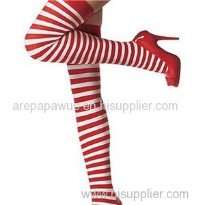 Personalized Christmas Striped Socks And Xmas Stocking Patterns Gifts