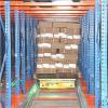 Industrial Radio Pallet Shuttle Racking For Cold Food And Freezing Sea Food Warehouse Storage